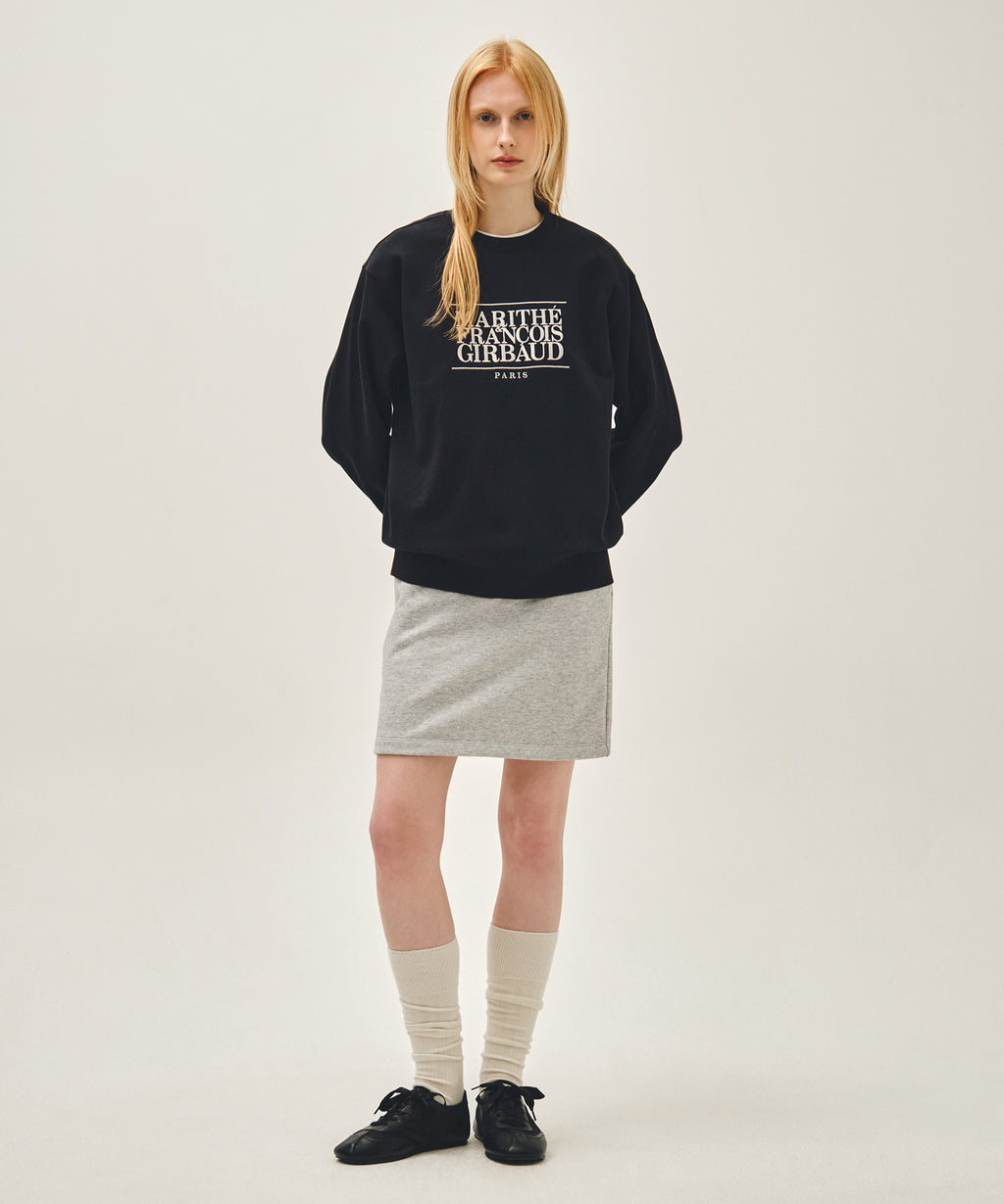 CLASSIC LOGO EMBROIDERY SWEATSHIRT navy