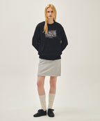 CLASSIC LOGO EMBROIDERY SWEATSHIRT navy