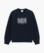 CLASSIC LOGO EMBROIDERY SWEATSHIRT navy