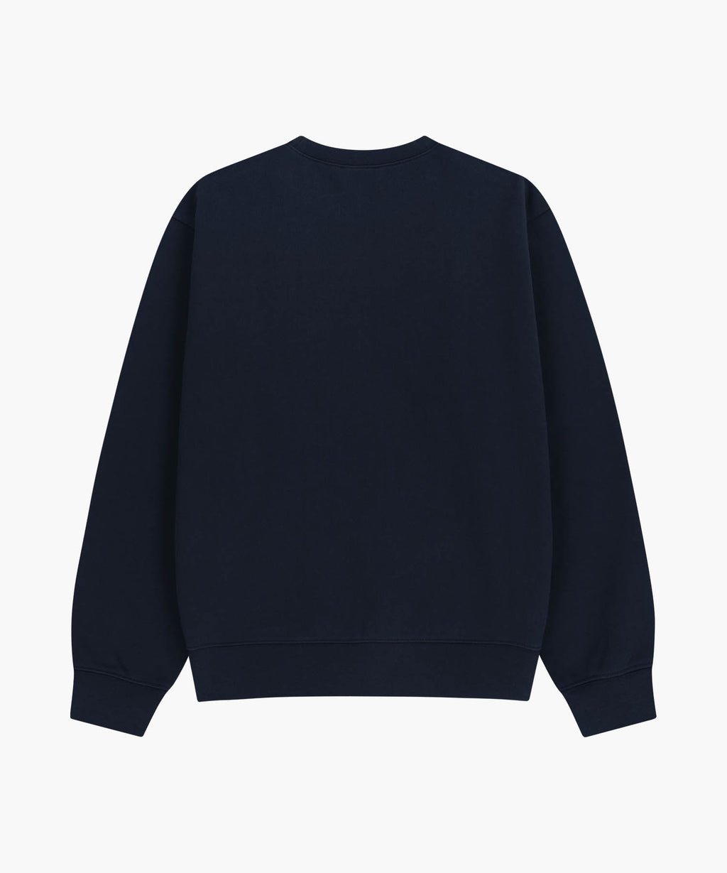CLASSIC LOGO EMBROIDERY SWEATSHIRT navy