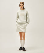 CLASSIC LOGO EMBROIDERY SWEATSHIRT oatmeal