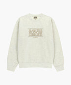 CLASSIC LOGO EMBROIDERY SWEATSHIRT oatmeal