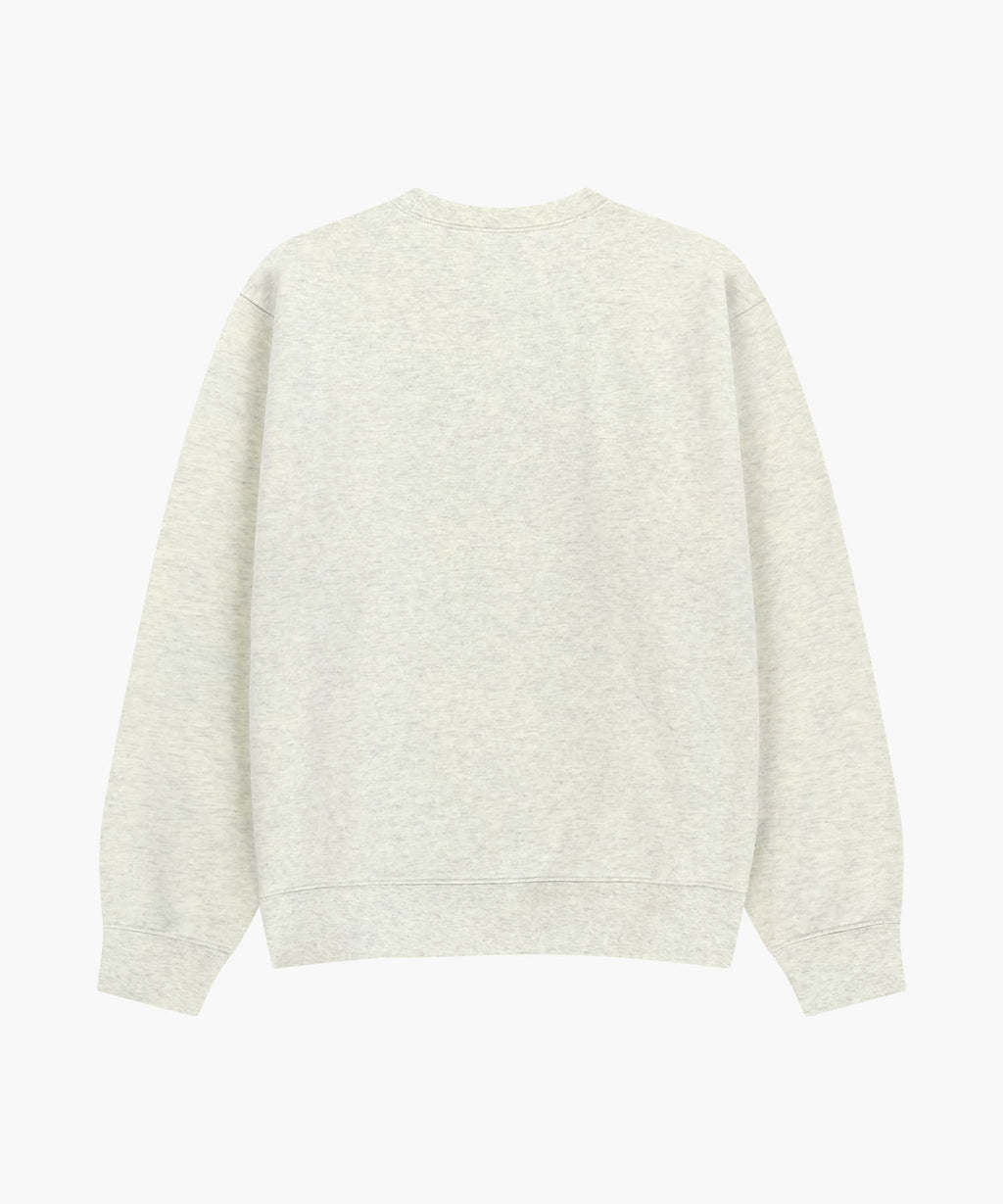 CLASSIC LOGO EMBROIDERY SWEATSHIRT oatmeal