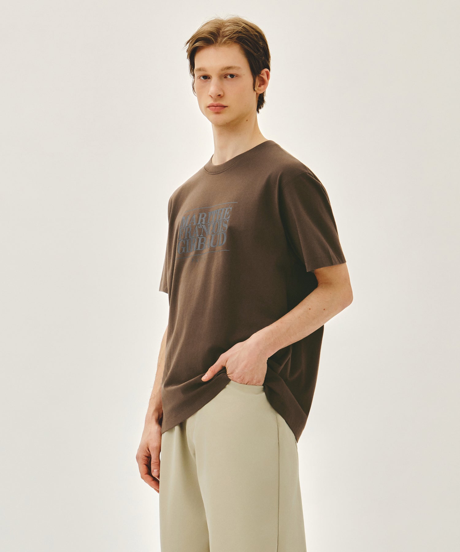 CLASSIC LOGO TEE brown