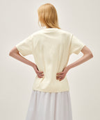 CLASSIC LOGO TEE cream