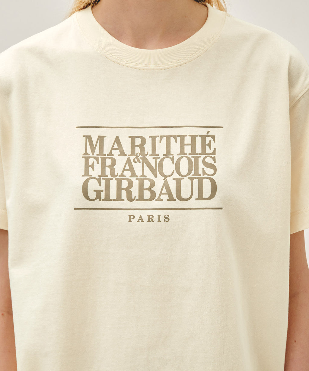 CLASSIC LOGO TEE cream