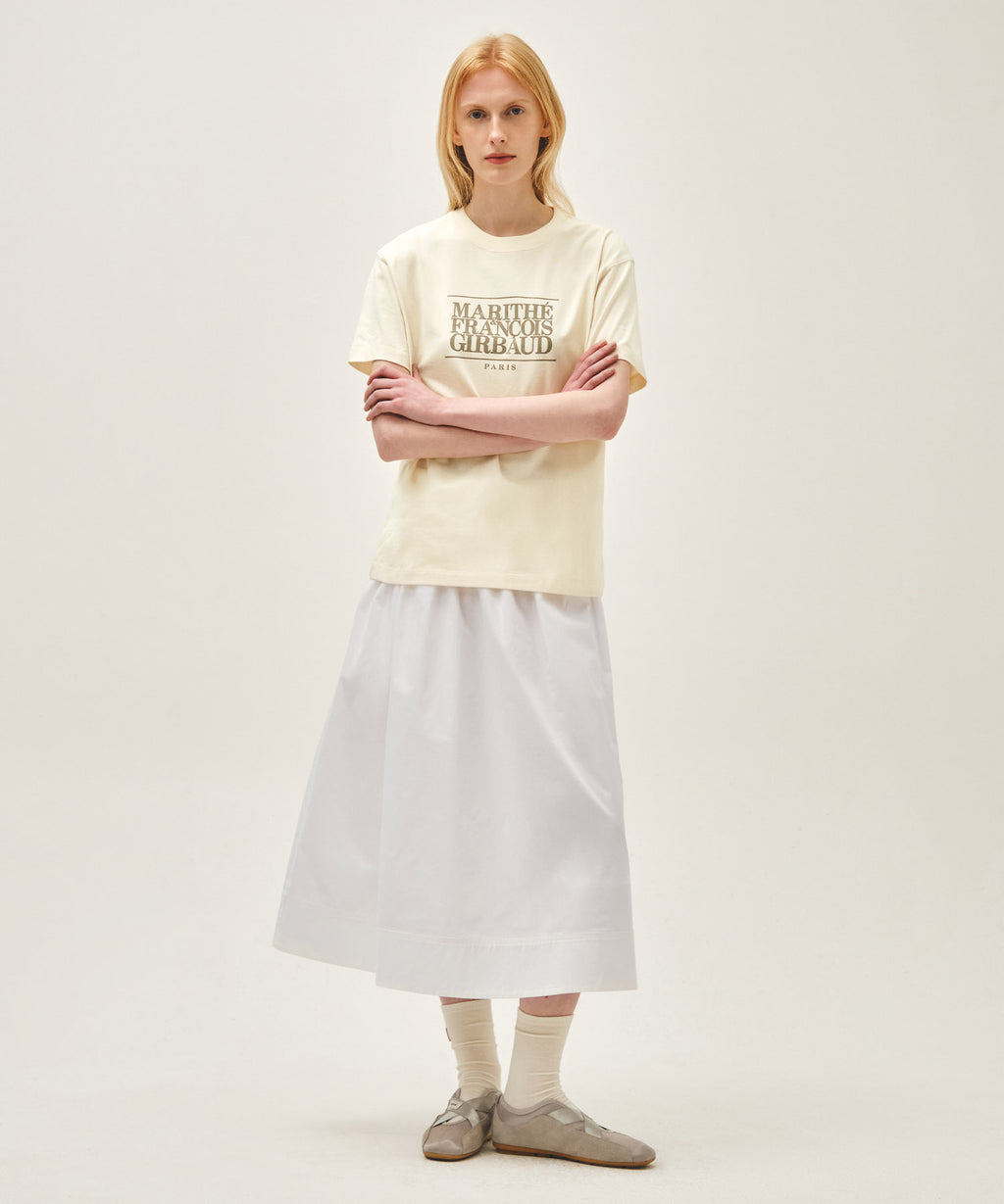 CLASSIC LOGO TEE cream