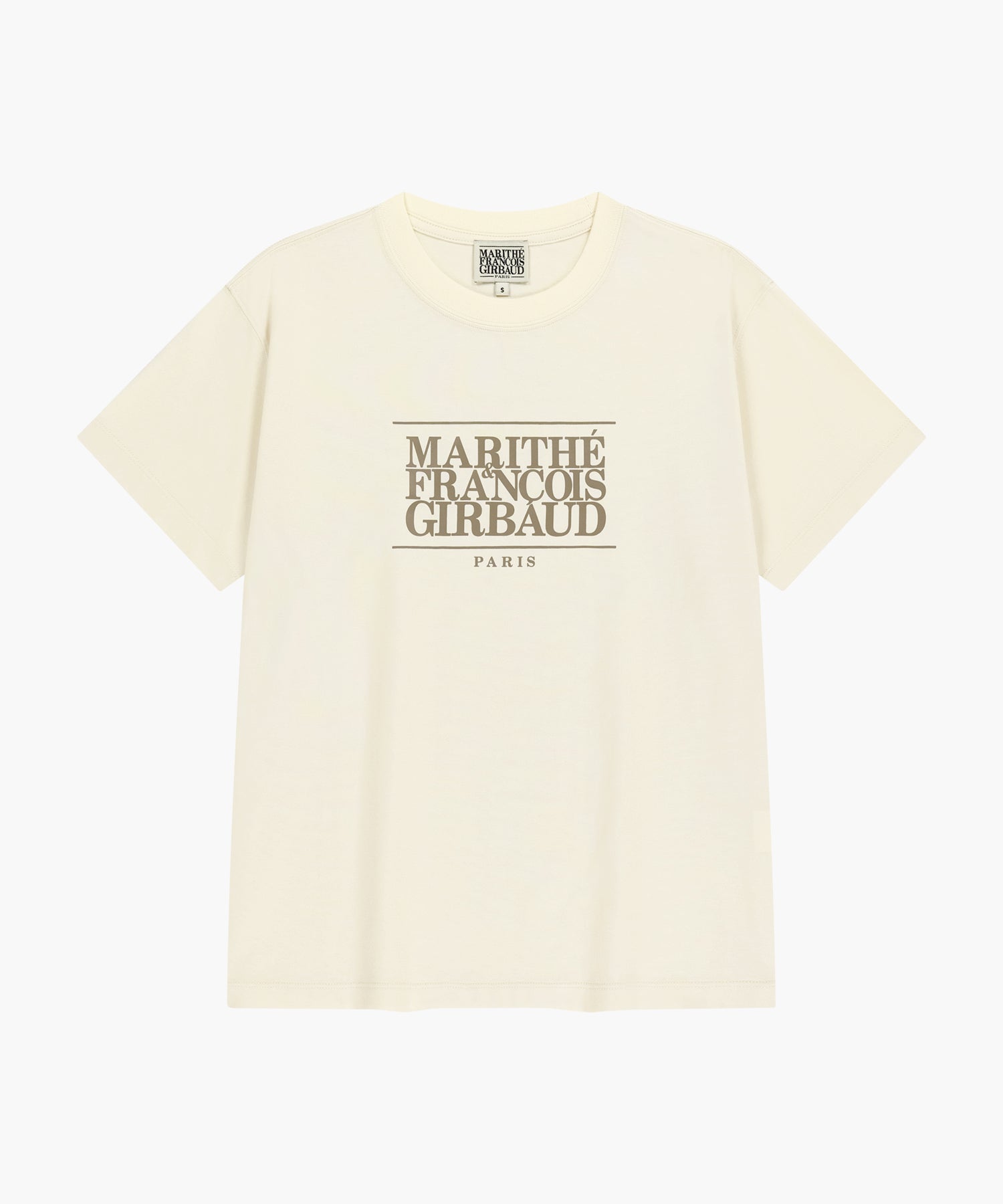 CLASSIC LOGO TEE cream