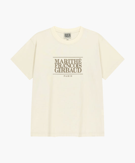CLASSIC LOGO TEE cream