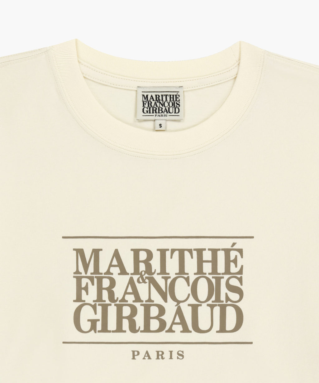 CLASSIC LOGO TEE cream