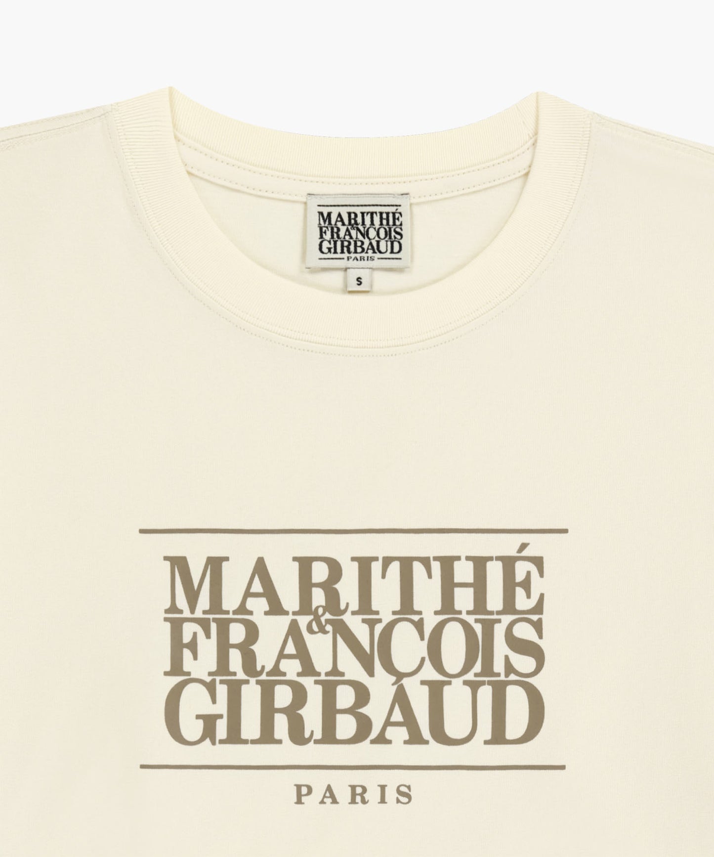 CLASSIC LOGO TEE cream