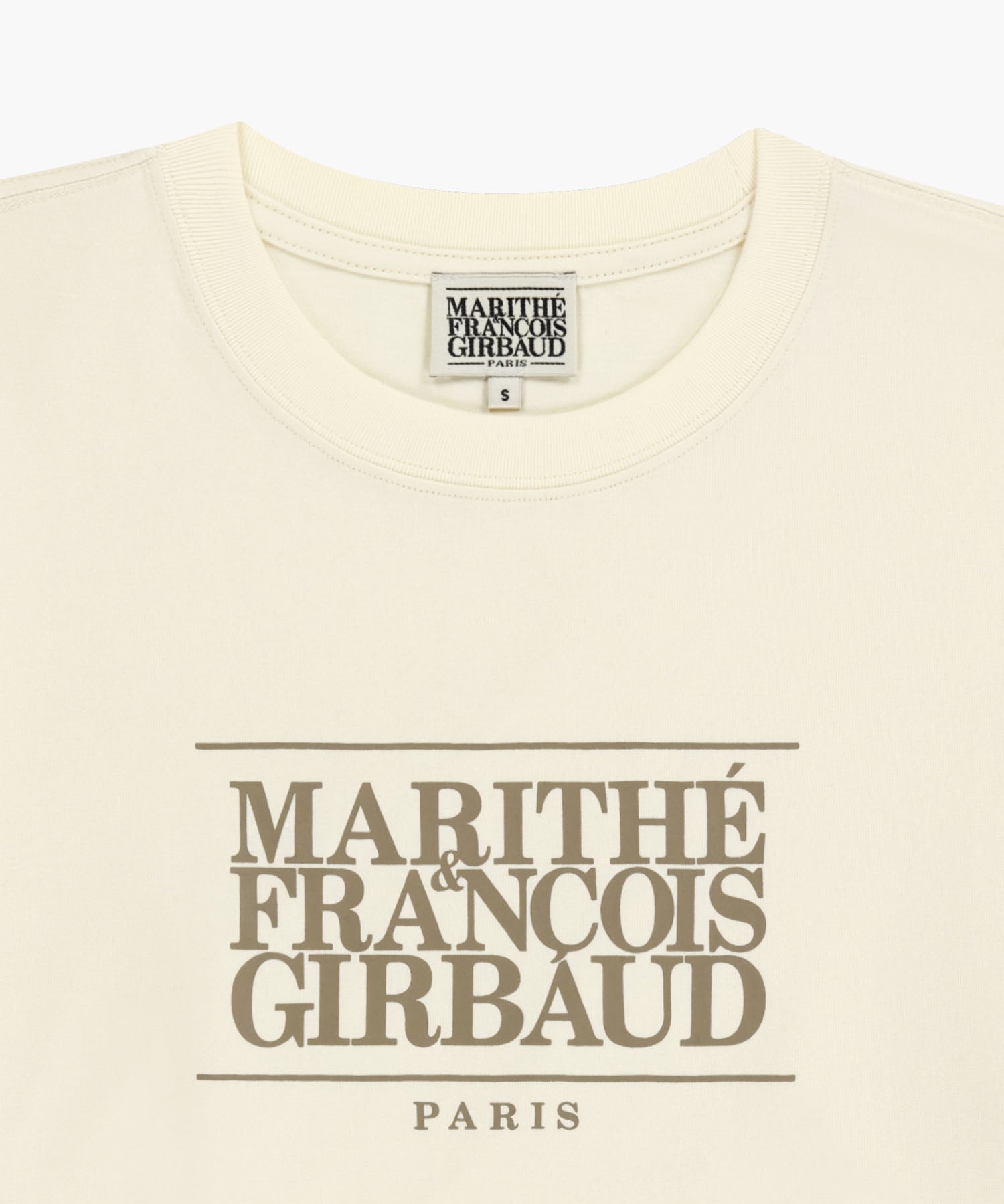 CLASSIC LOGO TEE cream