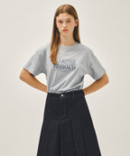 CLASSIC LOGO TEE heather gray