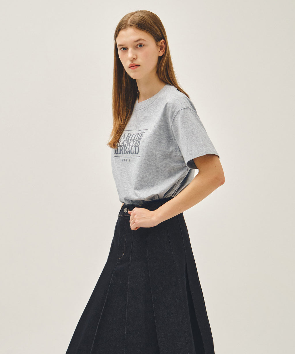 CLASSIC LOGO TEE heather gray