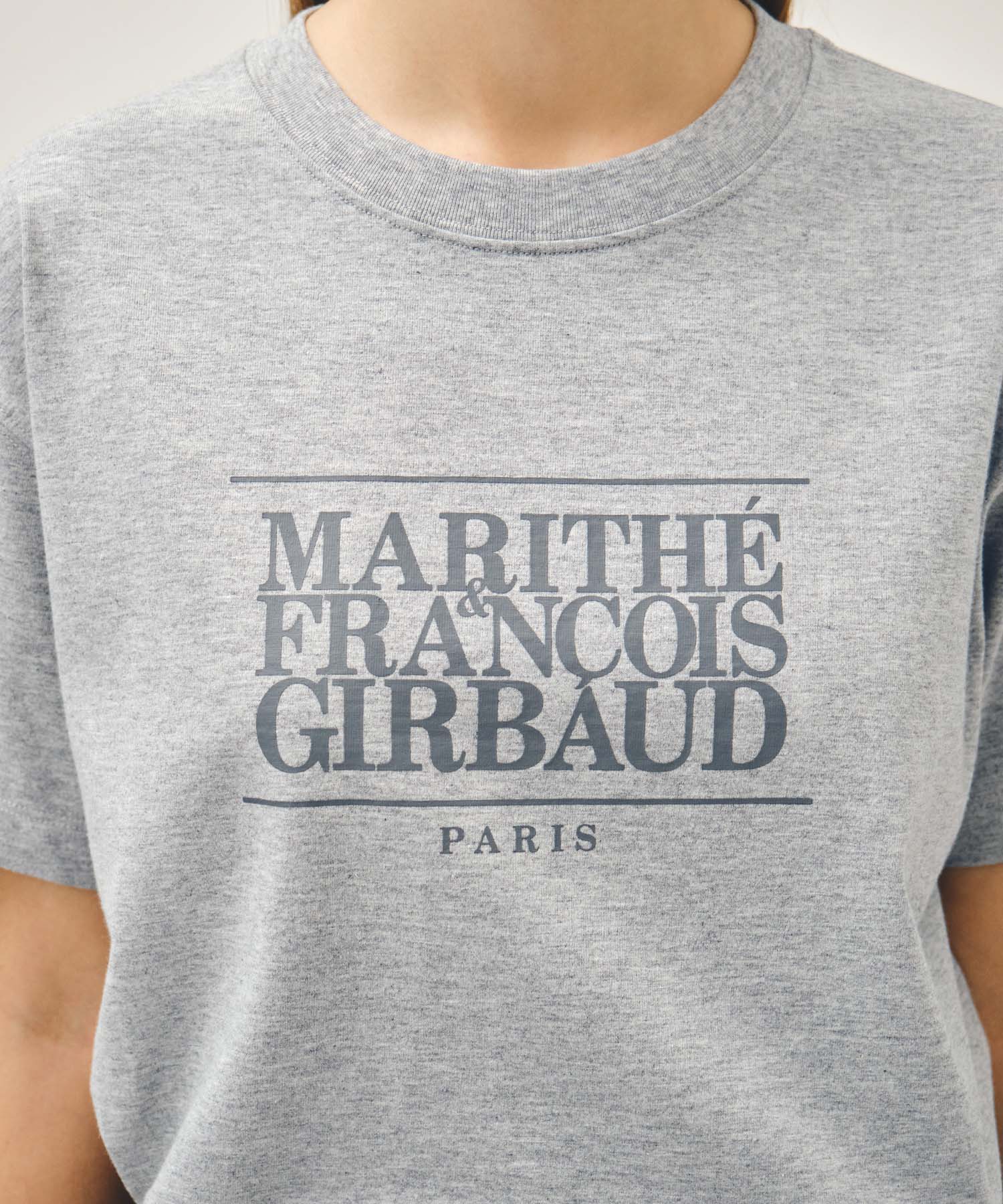 CLASSIC LOGO TEE heather gray