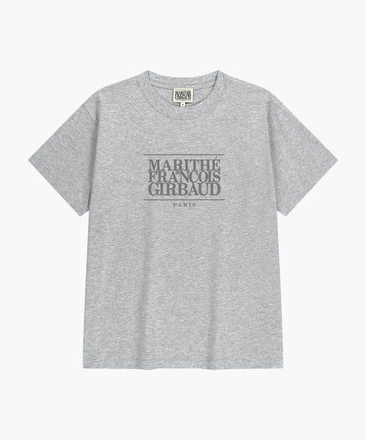 CLASSIC LOGO TEE heather gray