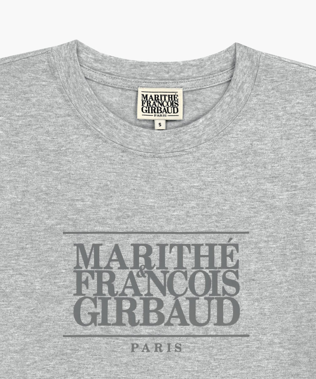 CLASSIC LOGO TEE heather gray