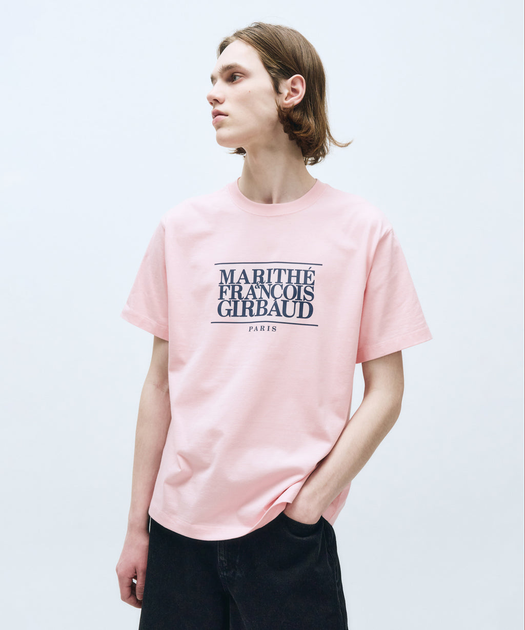 CLASSIC LOGO TEE light pink