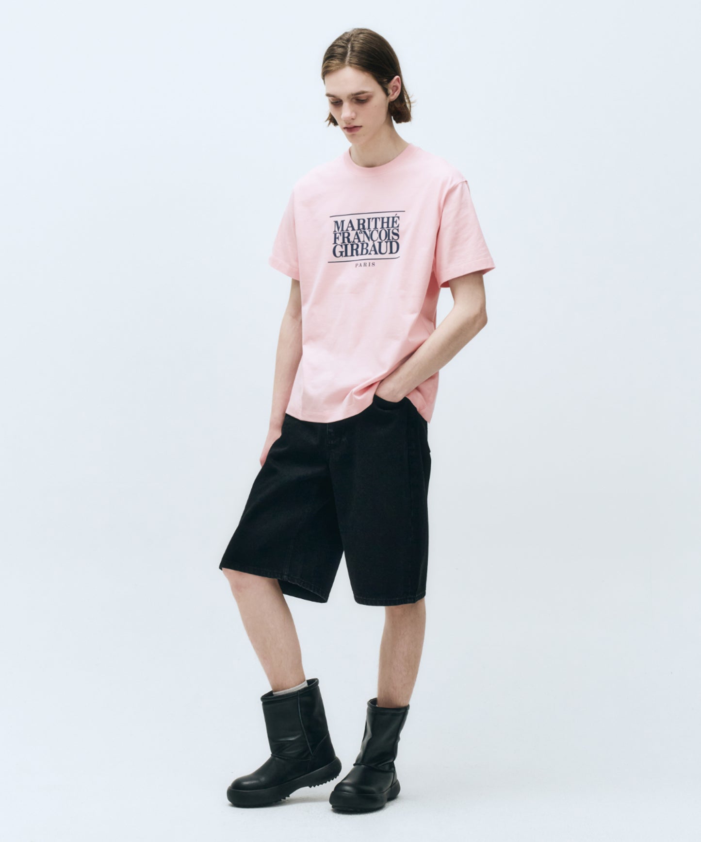 CLASSIC LOGO TEE light pink