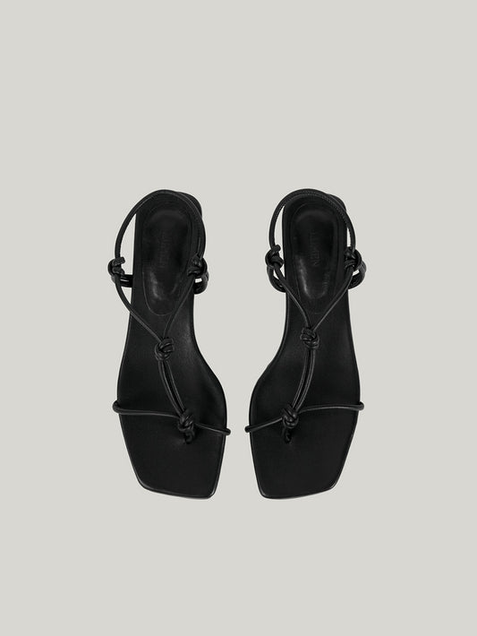 CORDA SANDAL soft black