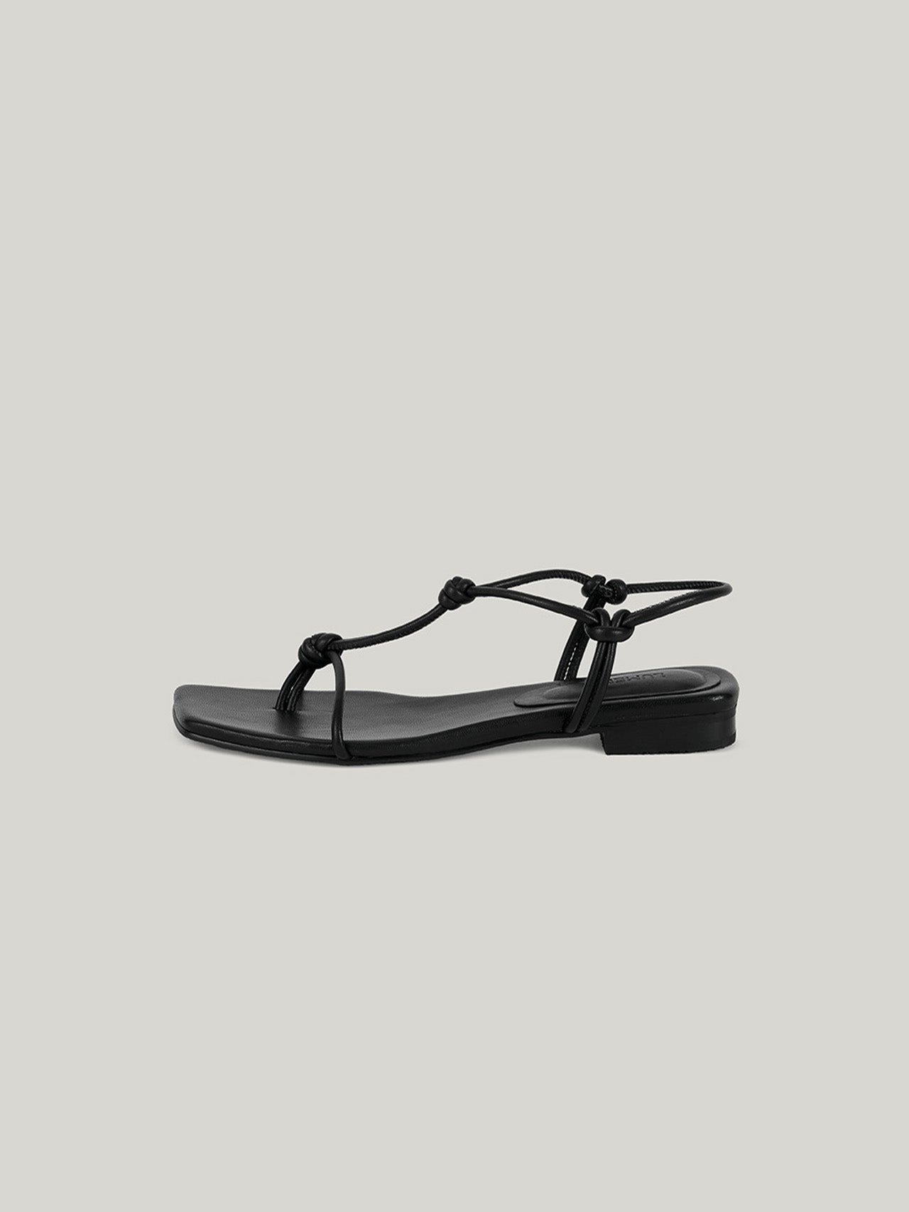 CORDA SANDAL soft black