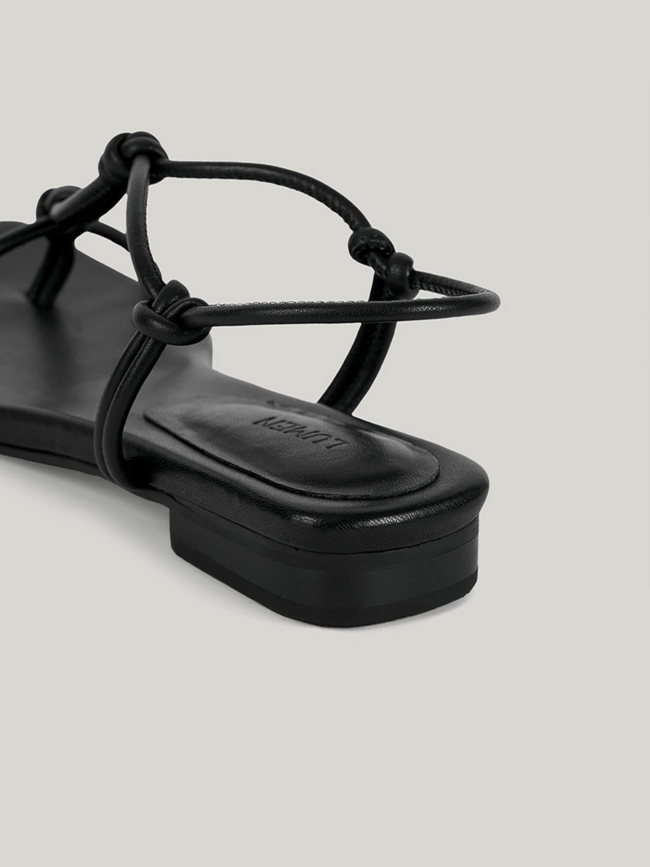 CORDA SANDAL soft black