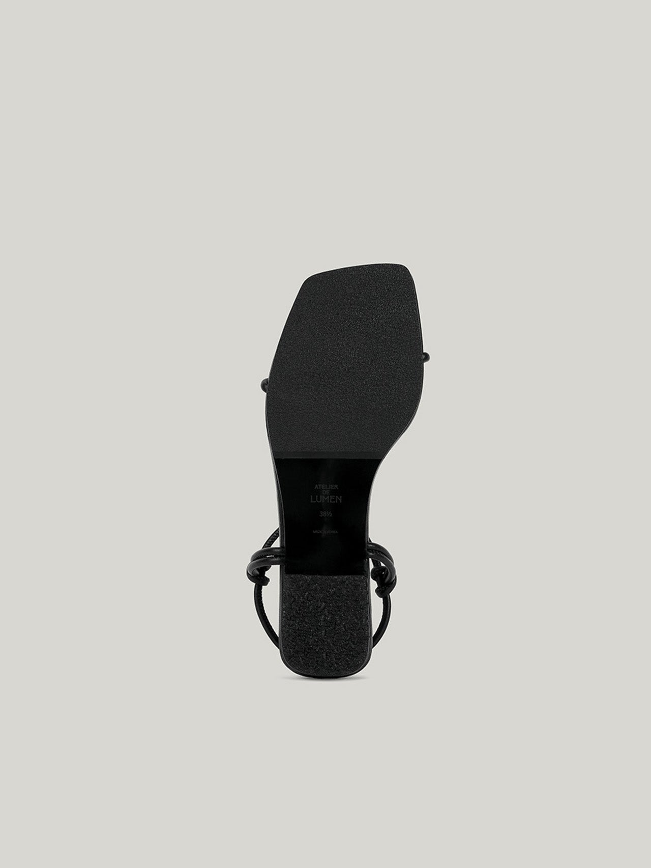 CORDA SANDAL soft black
