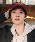 CORDUROY CLASSIC LOGO CAP burgundy