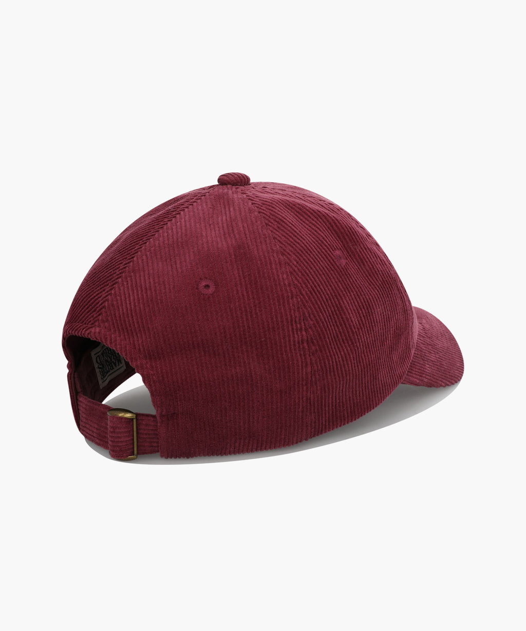 CORDUROY CLASSIC LOGO CAP burgundy