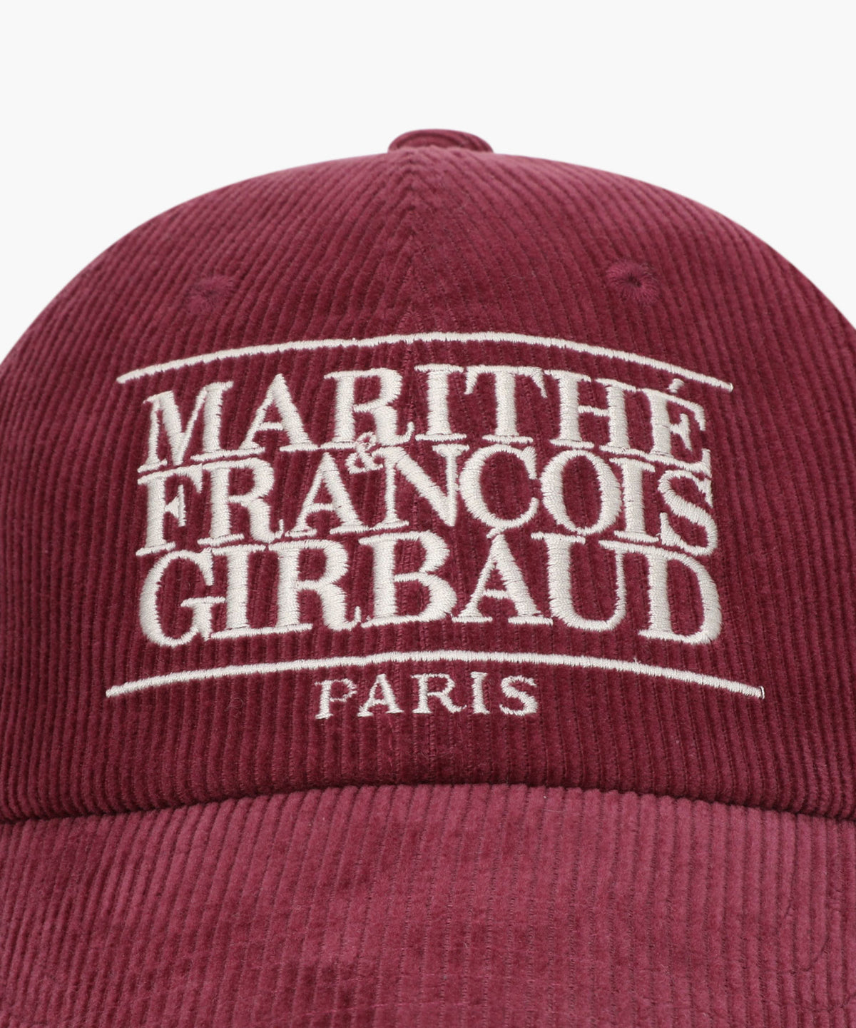 CORDUROY CLASSIC LOGO CAP burgundy