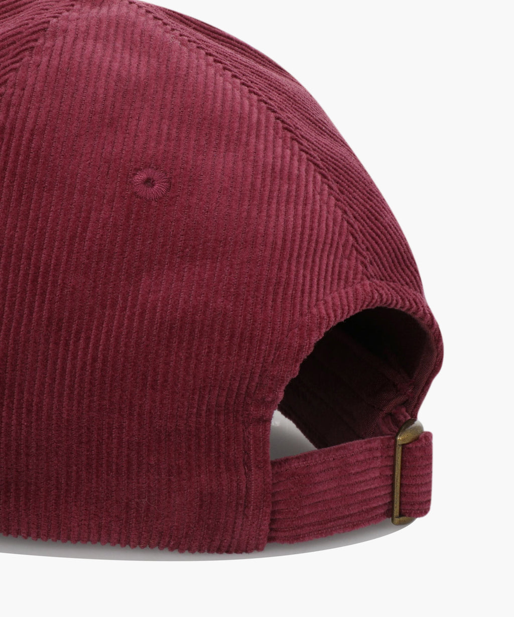 CORDUROY CLASSIC LOGO CAP burgundy