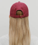 CORDUROY CLASSIC LOGO CAP burgundy