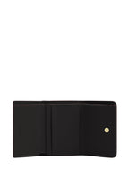 Card Holder Wallet In Blocked Signature Canvas Gold Sand Tan