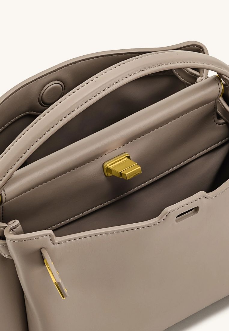 Carmen Top Handle Bag - Apricot