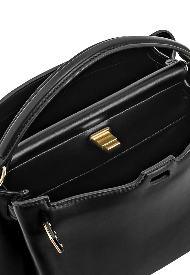 Carmen Top Handle Bag - Black