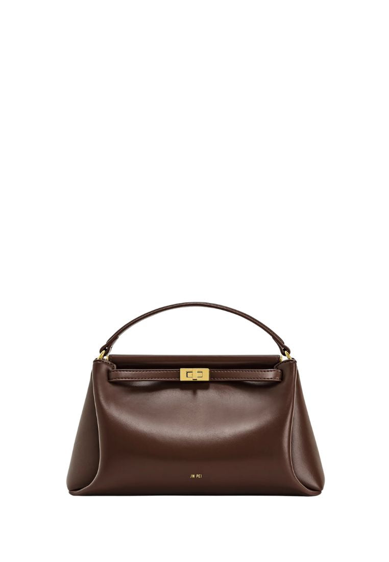 Carmen Top Handle Bag - Reddish Brown