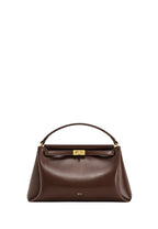 Carmen Top Handle Bag - Reddish Brown