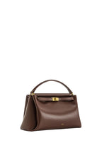 Carmen Top Handle Bag - Reddish Brown