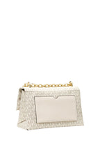 Cece Medium Logo Shoulder Bag Cream Multi