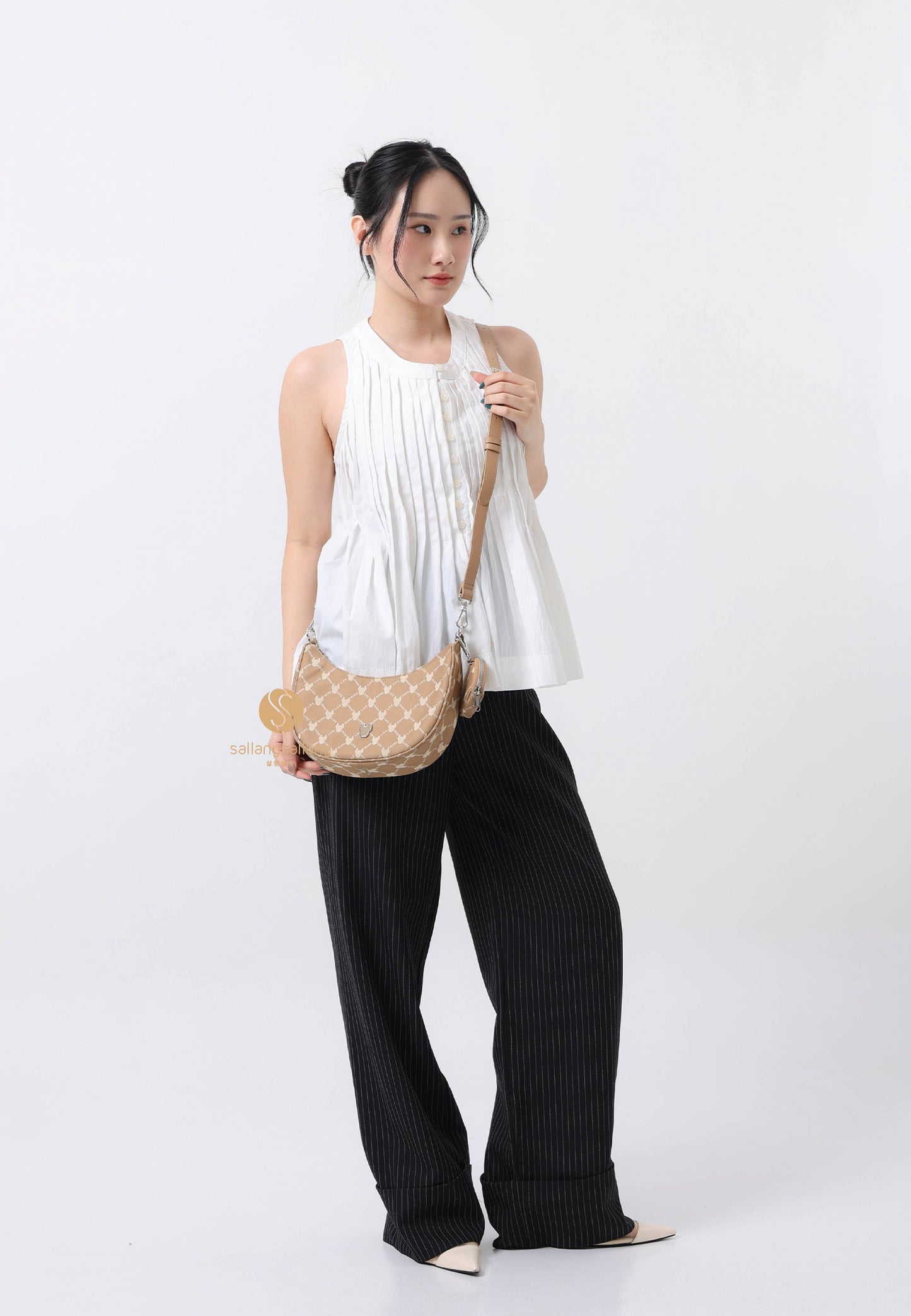 Classic Radogram Hobo Bag Pattern Brown