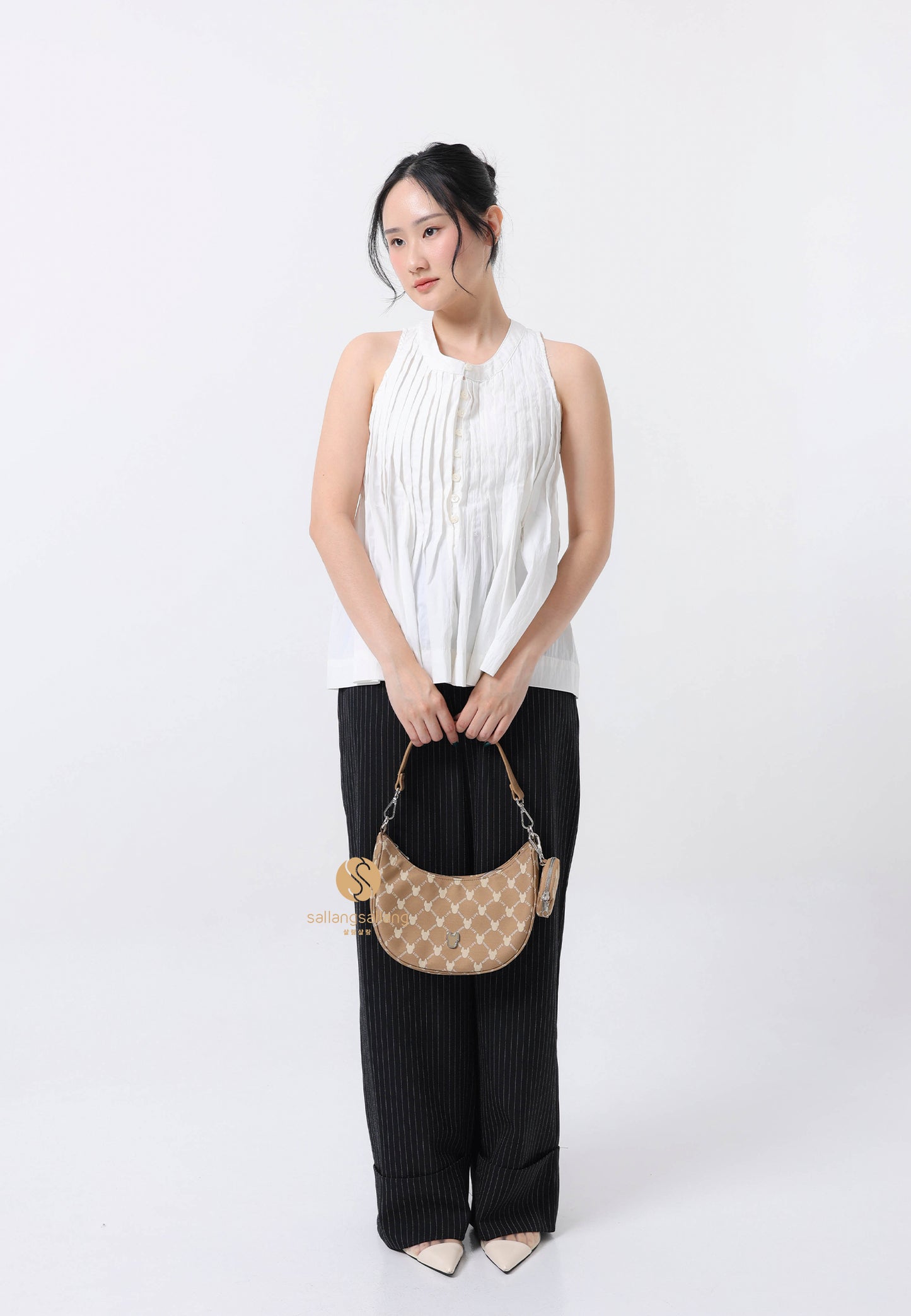 Classic Radogram Hobo Bag Pattern Brown