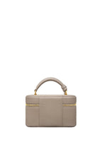 Cleo Box Shape Top Handle Bag - Taupe