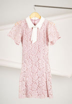 Collar Pink Dress By Bling