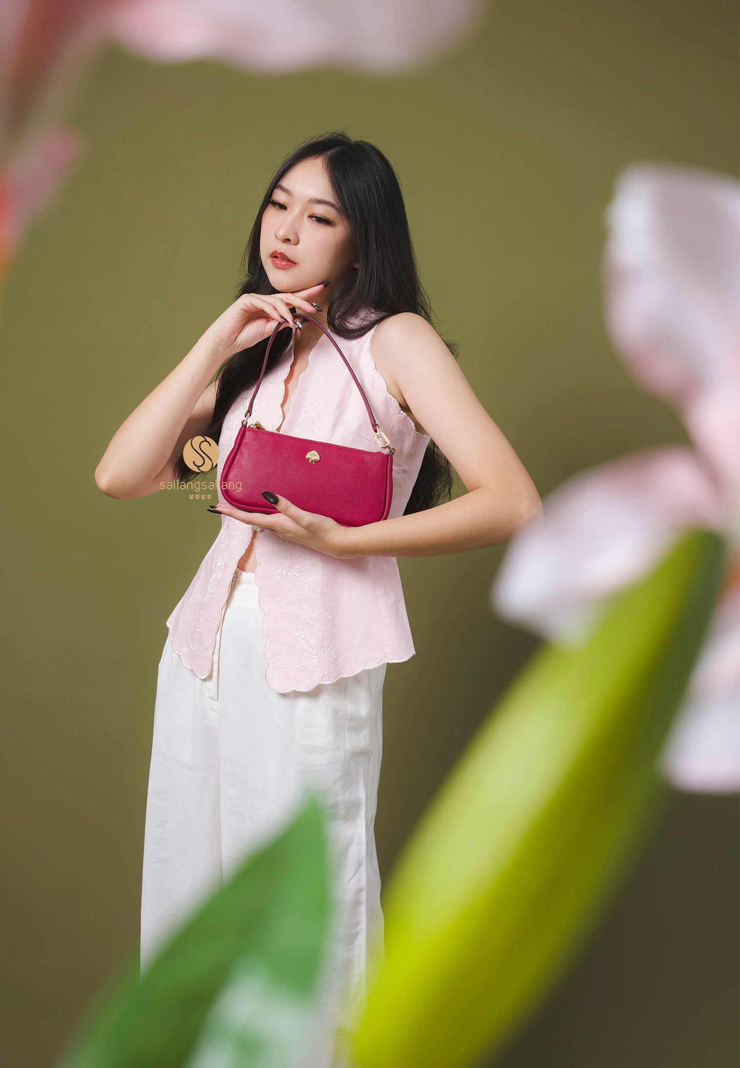 Kayla Convertible Wristlet Dark Raspberry