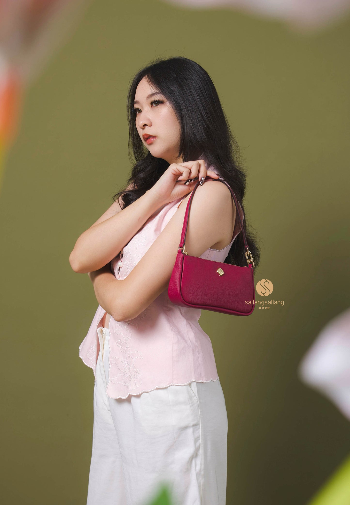 Kayla Convertible Wristlet Dark Raspberry