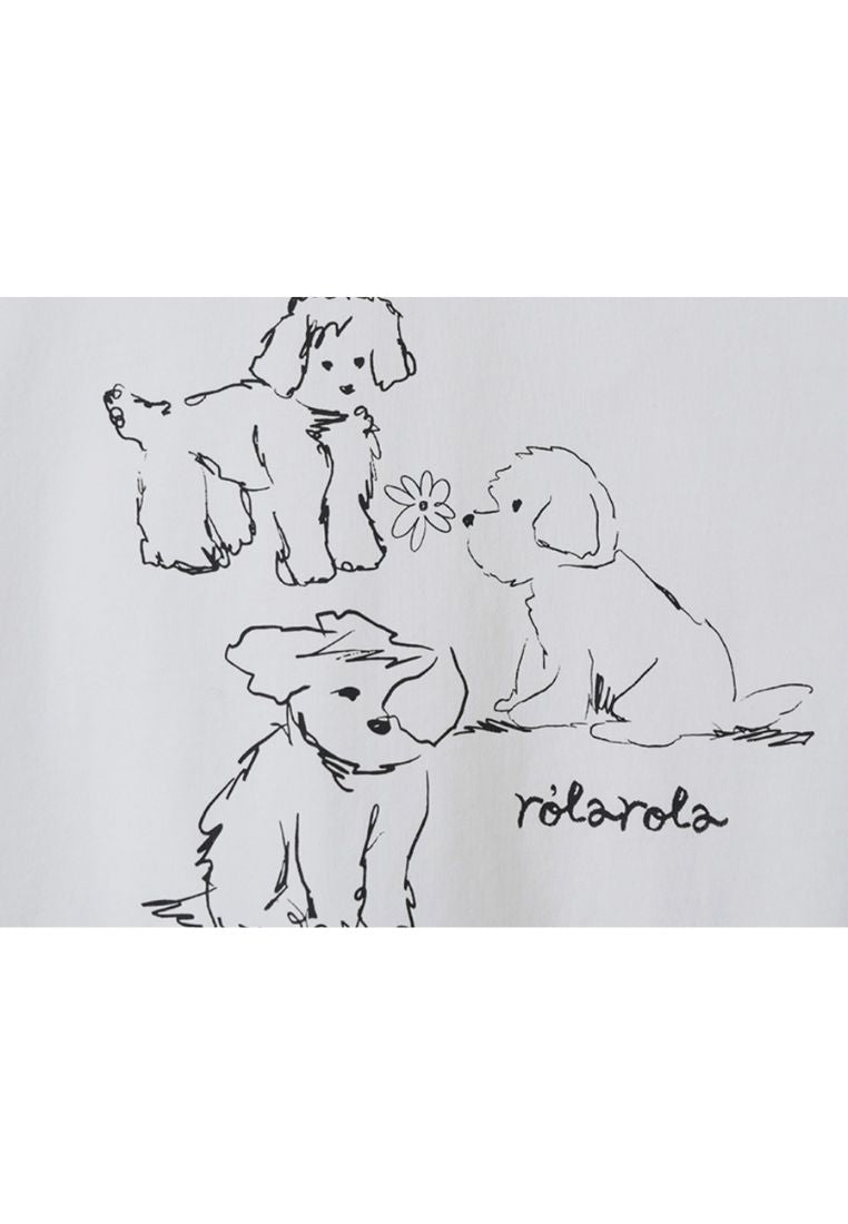 Cool Friends Puppy T-Shirt White