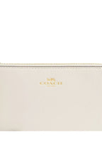 Corner Zip Wristlet Gold Pearl