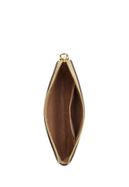 Corner Zip Wristlet In Signature Canvas With Floral Print Gold Light Khaki Chalk Multi