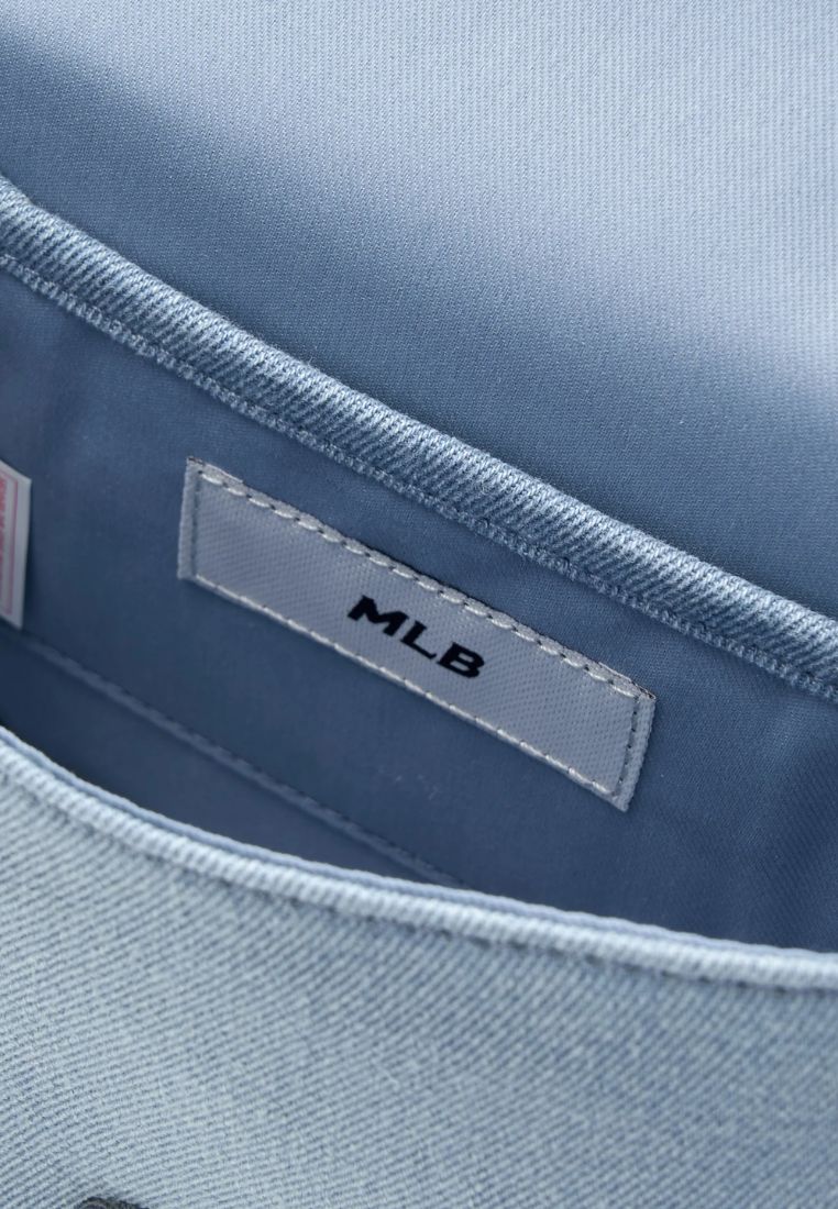 Cursive Vintage Denim Cross Bag NY Yankees Light Blue