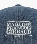 DENIM WASHING SMALL CLASSIC LOGO COVERED CAP blue